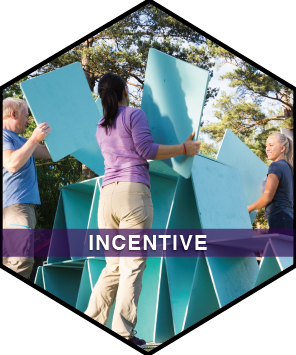 Hexagon Icon for Incentive in ZPZ What We Do page